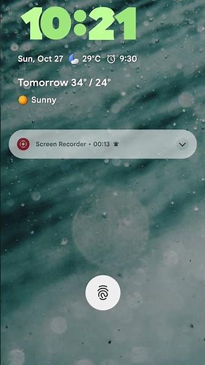 Pixel 9 android 15 lock screen animation. #pixel9 #android15