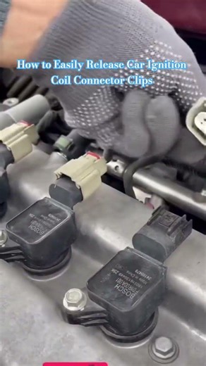 How to Easily Release Car Ignition Coil Connector Clips