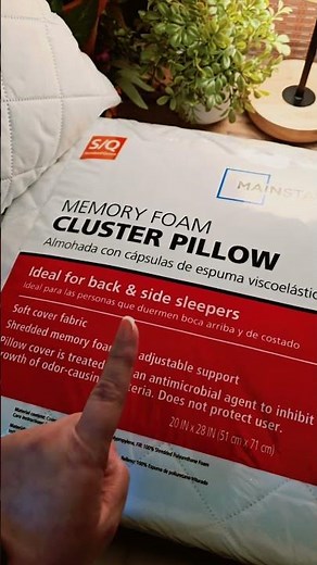 WALMART MAINSTAYS CLUSTER PILLOWS