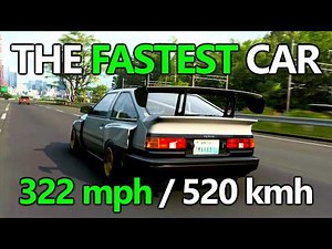 Forza Horizon 6 - The Fastest Car in the Game - Toyota AE86 FE - How to Unlock