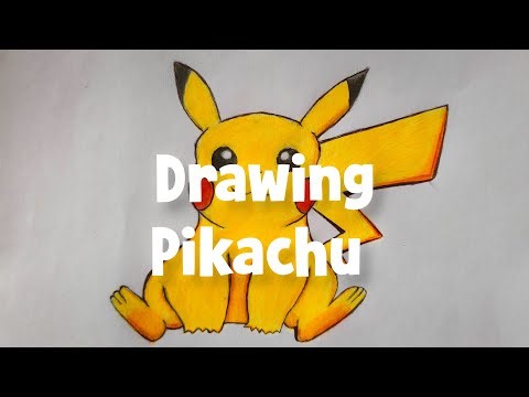 Easy Pikachu Drawing | Pokémon Art with Colored Pencils