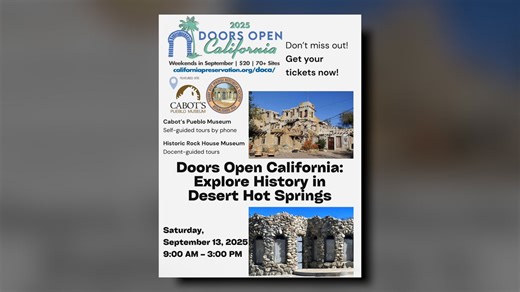 Desert Hot Springs landmarks featured in statewide historic tour