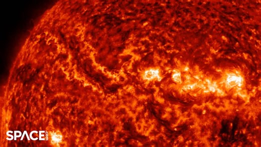 Filament eruption on sun creates 250,000-mile-long 'canyon of fire'