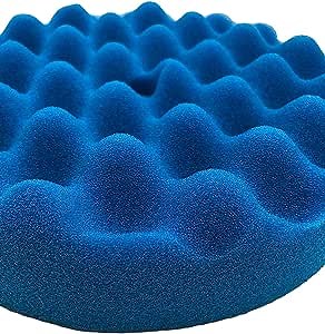 Body Works - Fine Blue Foam Buffing Pad 7-Inch (7") - Professional Grade Buffing Pad for Automotive Use - 1 Pad