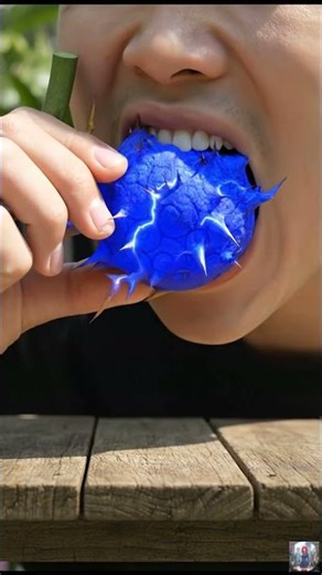 Eating the Mysterious "Devil's Goro-Goro-no-Mi" Fruit! 😈 (ASMR Eating) #devilfruit #anime