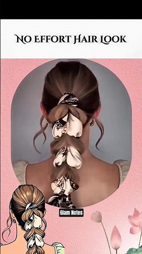 Scarf Ponytail Hairstyle Tutorial-Easy Ponytail with Scarf Accessory#scarfponytail #ponytail #ootd