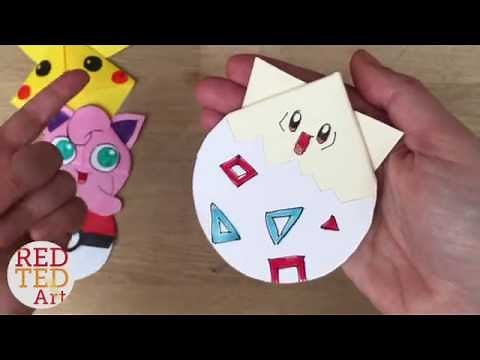 Easy Togepi DIY - Pokemon Bookmark - Origami inspired - Pokemon Go