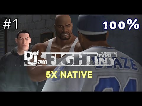 DEF JAM FIGHT FOR NY - PS2 - Walkthrough 100% - Story Mode | Part 1