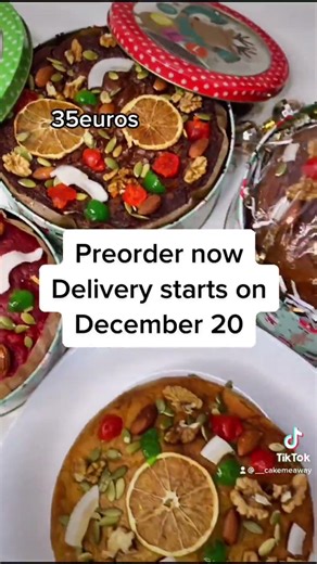 Preorder brandy Infused fruitcake in Ireland 🇮🇪 Doorstep delivery starts on December 20