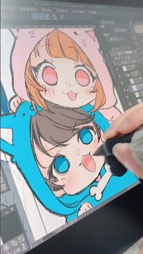 【リクエスト描き】20分で描いてみた #イラスト #イラストメイキング #お絵描き