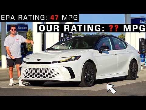 What's the ACTUAL Fuel Economy?? We TEST the 2025 Toyota Camry! -- Real-World Highway MPG Test