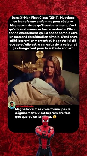 Cette Phrase de Magneto Change Tout pour Mystique 🤯 | X-Men First Class #shorts
