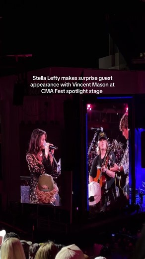 Stella Lefty Surprise with Vincent Mason at CMA Fest Spotlight