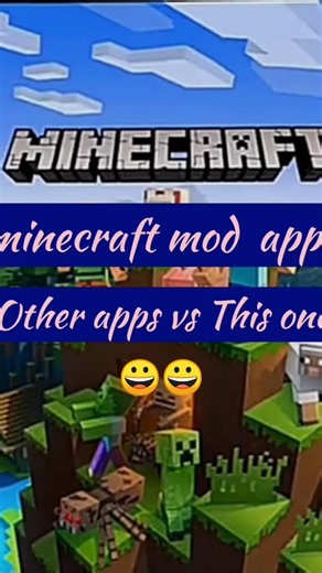 #mincraft modbest mod apps #Other app vs This one 😎
