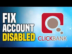 How To Fix Clickbank Account Disabled (EASY!)
