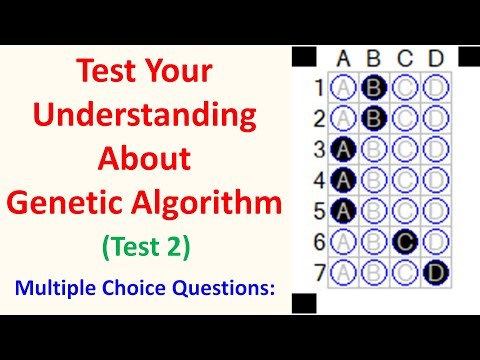 Test Your Understanding About Genetic Algorithm (Test 2)
