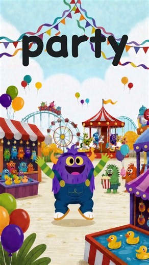 Kindergarten Sight Words: party (Scaredy Monster By Epic Book Series)