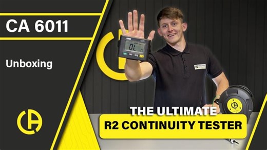 Chauvin Arnoux CA 6011 Continuity Tester | Unboxing and Accessories | Chauvin Arnoux UK
