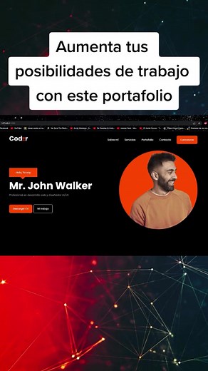 Crea tu portafolio web de desarrollador: 100% responsive