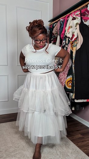 Princess Core 101: How to wear a gown on a regular degular day 👸🏾 Bra: @lanebryant Crop: @abercrombie Dress: @eloquii Hair: @sensationnel_hair Bow: @showpo Watch & Bow Bangle: @katespadeny Earrings: stolen from @mselizalou Shoes: @dolcevita Fragrance 1: @giorgioarmani Fragrance 2: @arianagrande #romanticstyle #princesscore #atlantablogger #midsizeblogger #styleover30 | KaM Explains It All