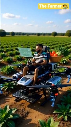 Drone Farmer | #shorts #farming #agriculture
