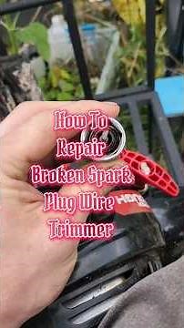 How To Repair Broken Sparkplug Wire Trimmer "Permanent Fix"