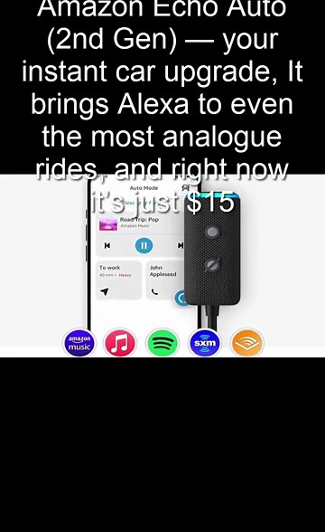 This $15 Amazon Gadget Will Instantly Make Your Car SMART! The Echo Auto (2nd Gen)