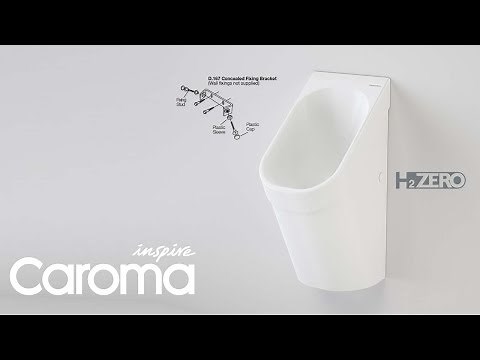 Caroma Cube H2Zero Waterless Urinal Installation Instructions