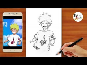 How to Draw Naruto Uzumaki || Easy Anime Drawing Tutorial Step-by-Step
