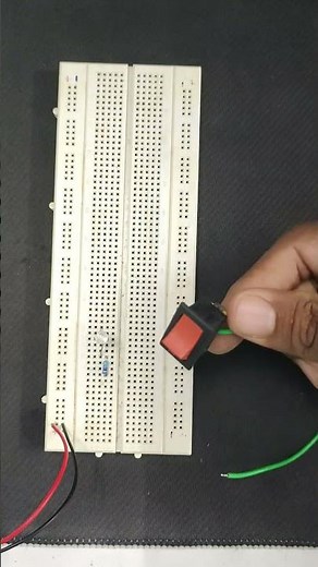 How to LED using Breadboard with 9V Battery & Switch || Resistor || LED || 9V Battery Connect || DIY
