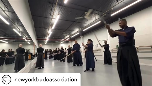Reposted • @newyorkbudoassociation 2026年は午年です！senbongiri - NYBA annual tradition of 1000 suburi cuts to rededicate yourself to another year of practice. #iaido #budo #1000 #suburi #lcdsoundsystem | KenjutsuWorld.com