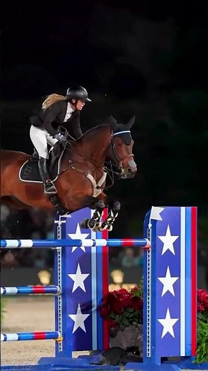 what a winning jump in show jumping competition ! #viralvideo
