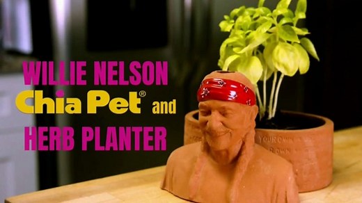 Chia Pet & Herb Planter Willie Nelson TV Spot, 'Make That Dish Extra Special With Fresh Herbs'