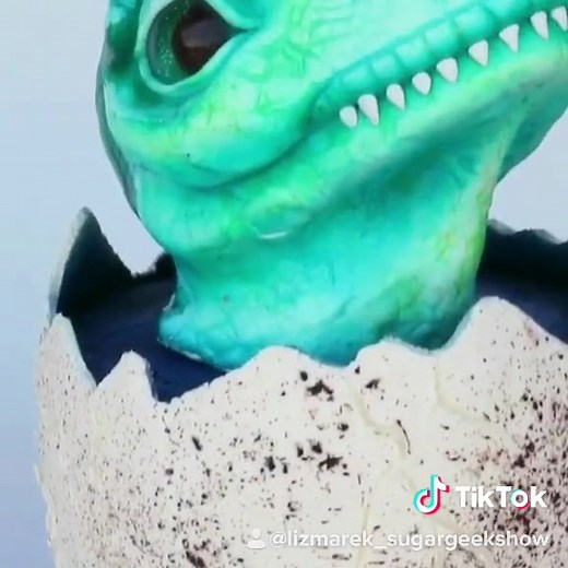 Dino Egg Cake Recipe for Daughter's Birthday