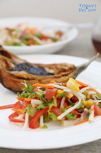 Filipino Singkamas Salad (Jicama Salad) - Today's Delight