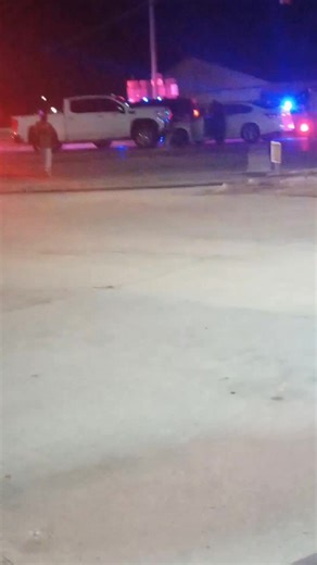 This is what our Saturday night's have become, hanging out at the corner store watching the craziest wreck I've seen in a minute. Everyone was ok | Stacey Adams