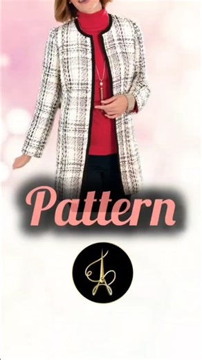 This Tweed Jacket Pattern Looks Luxury 😳