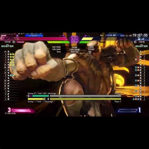 Punish against See-Rush SA2 of #Sagat also needs delay input. Remember Frames? Bothers #sf6 #shorts