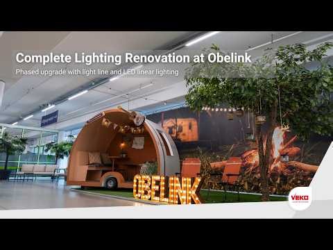 Complete Lighting Renovation at Obelink | Light Line & LED Linear Lighting