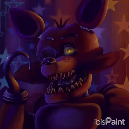 Тикток как обычно съел качество 🥲 #fnaf #art #foxy #speedpaint