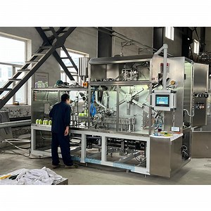 [Hot Item] Gable Top Carton Filling Machine Carton Pack Milk Packing Machine for Machine Brick Pack with Pneumatic Cylinder