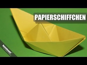 Papierschiff / Paper Boat / Origami / Papierschffchen