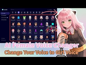 [AI Female Voice Changer]💖Change Your Voice to Girl's Voice in Real-Time💖 Super Realistic!