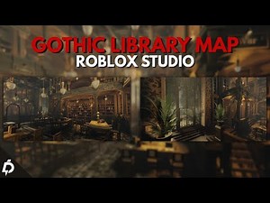 Realistic Gothic Roblox Library Map Showcase - Roblox Studio