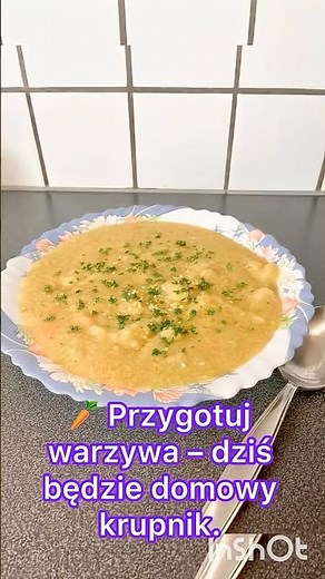 🌿 Vegetarian barley soup with millet