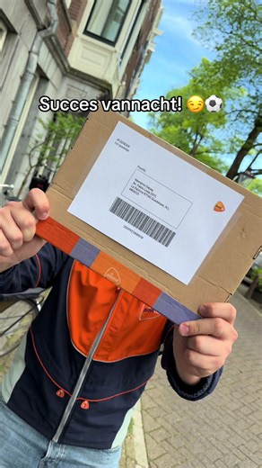 Succes jongens! 🤪 #wk #postnl