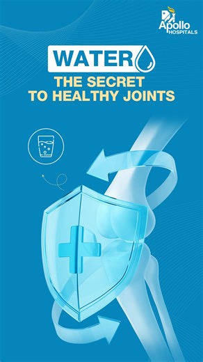 32 reactions | Healthy joints need more than exercise, they need hydration! Drinking enough water helps cushion your joints, eases movement, and prevents stiffness. Keep moving comfortably by staying properly hydrated! #ApolloHospitals #TouchingLives #BeProHealth #JointPreservationProgram #JointHealth #StayHydrated | Apollo Hospitals | Facebook