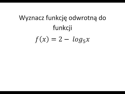 Inverse function part 4. Find the inverse function, the inverse function of the logarithm.