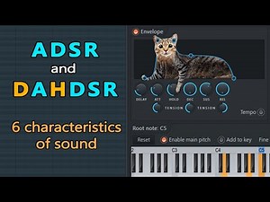 Whats ADSR and DAHDSR? 6 parameters of sound you should know for music production and sound design.