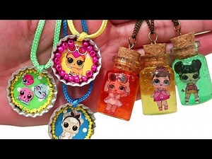 SWTAD DIY Slime Jewelry ! Toys and Dolls Fun for Kids with LOL Surprise Blind Bags